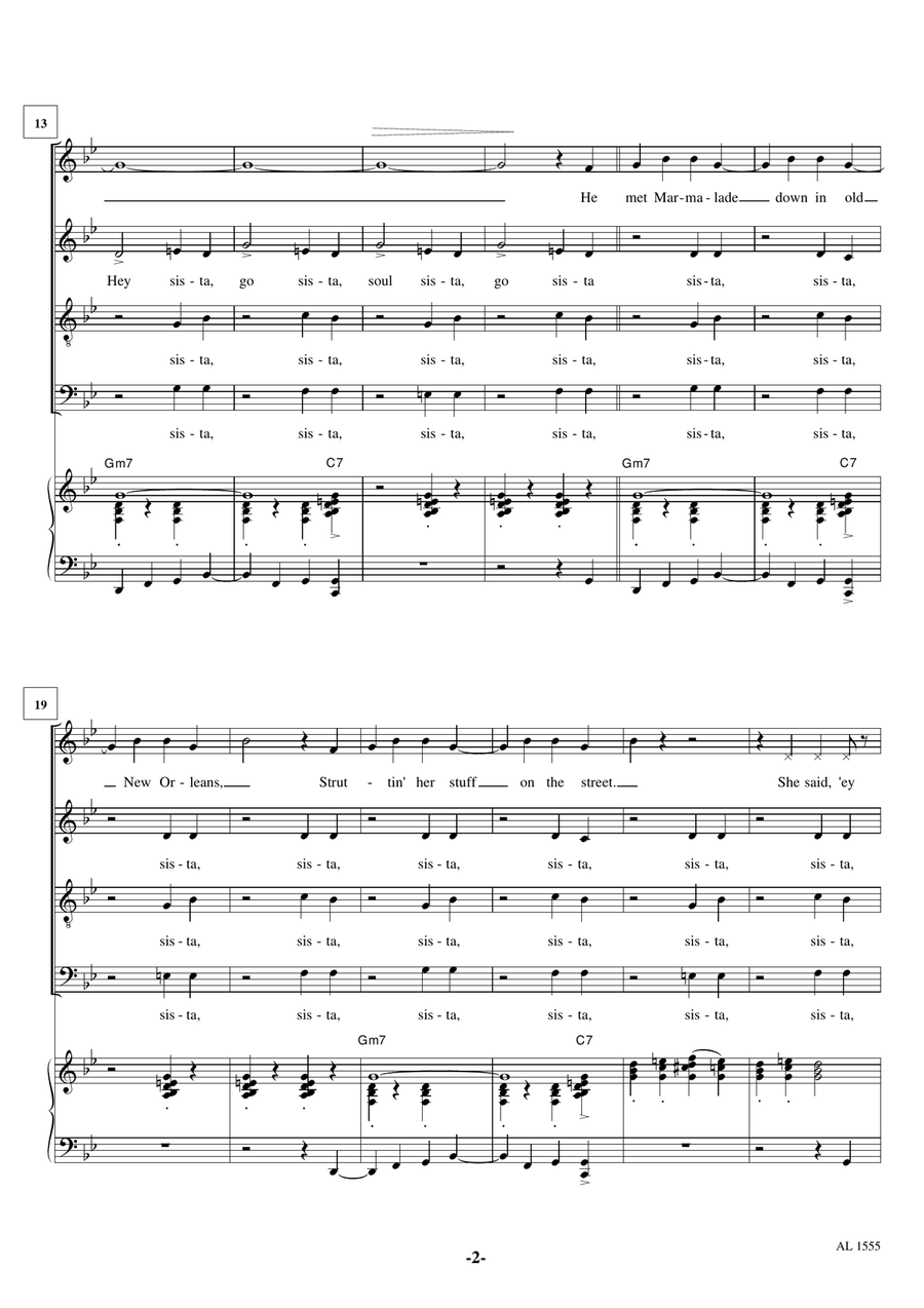 Voulez Vous Coucher Avec Moi Ce Soir 4-Part scores gallery preview page 2