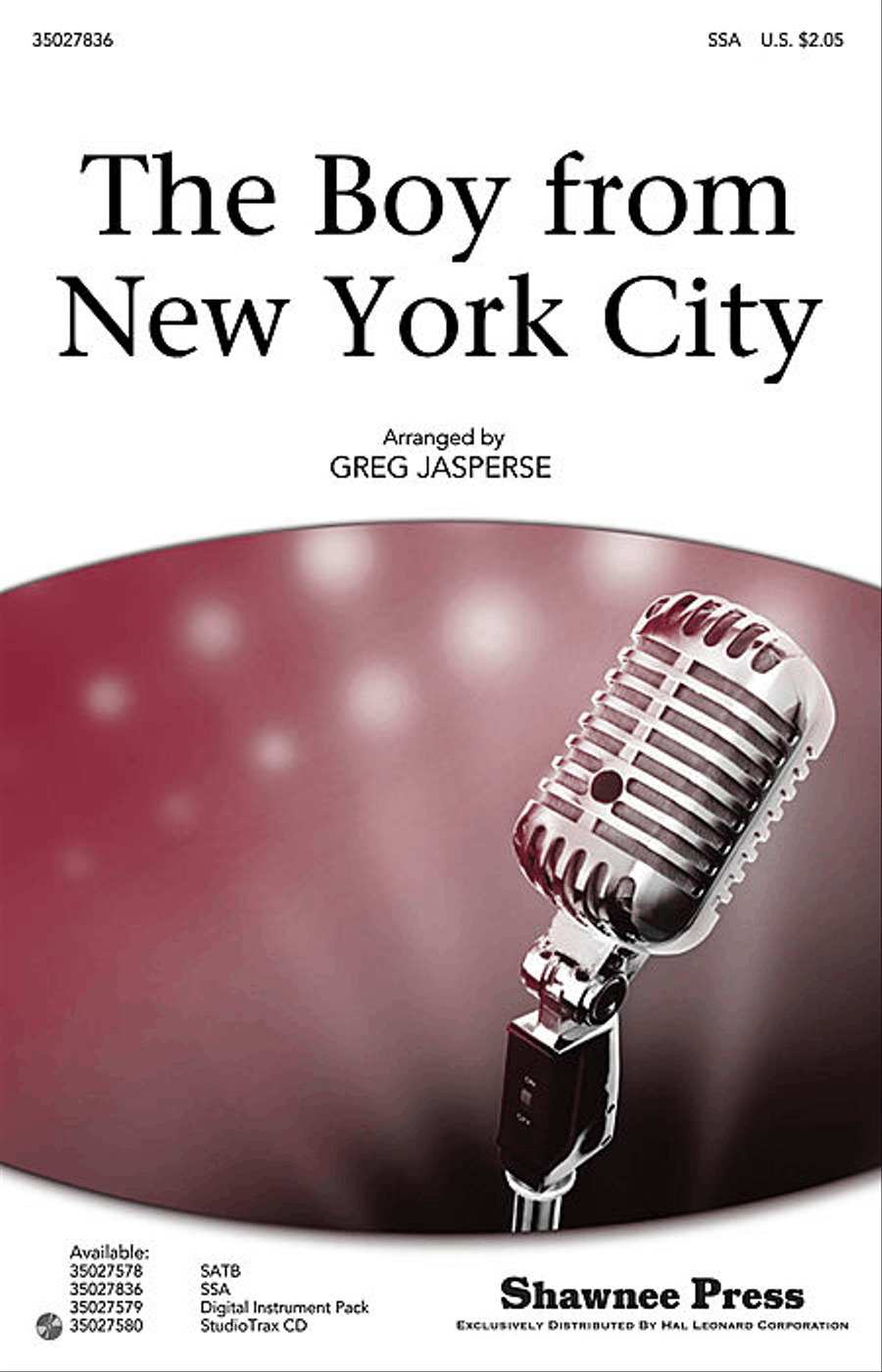 The Boy from New York City Show Choir scores gallery preview page 1
