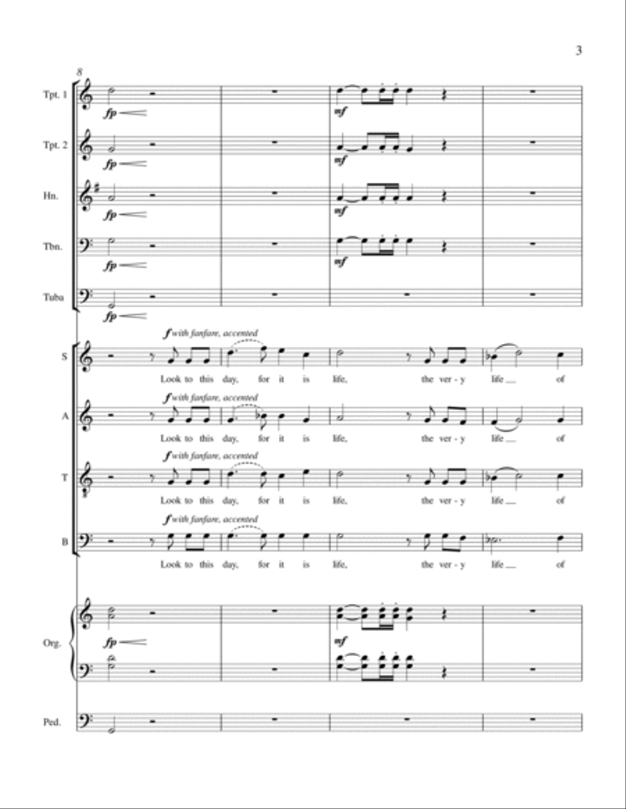 Look to This Day Choir scores gallery preview page 5