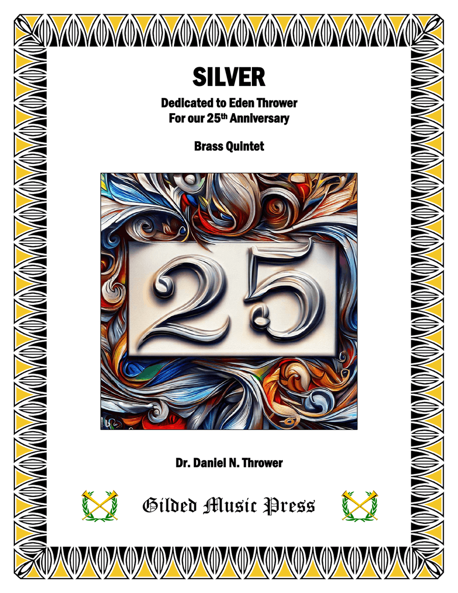 Silver, Op. 141 Brass Quintet scores gallery preview page 1