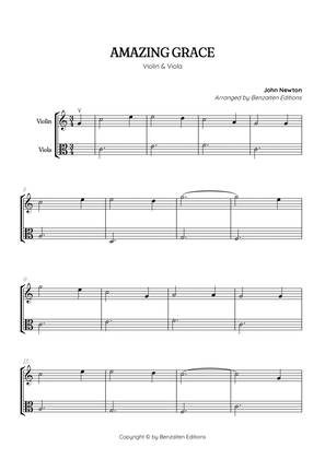 Amazing Grace • super easy violin and viola sheet music