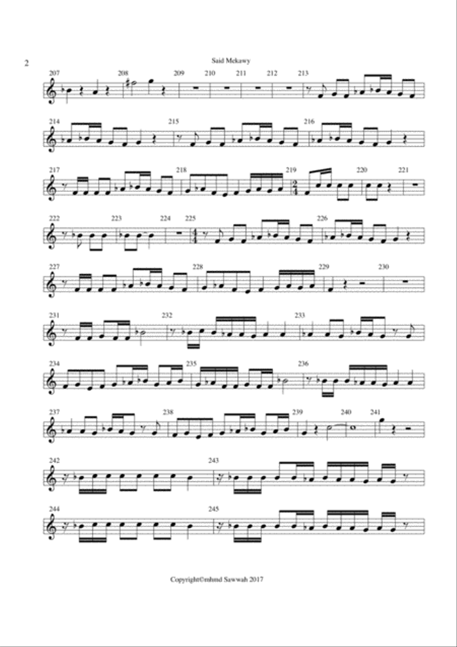 EL Lila L kbeera Brass Ensemble scores gallery preview page 2