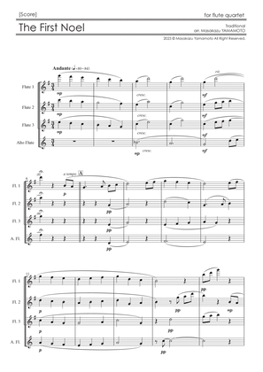 The First Noel [Flute Quartet]