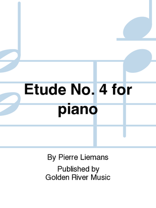 Etude No. 4 for piano
