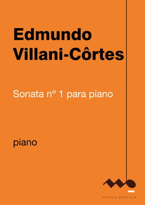 Book cover for Sonata n.1 para piano