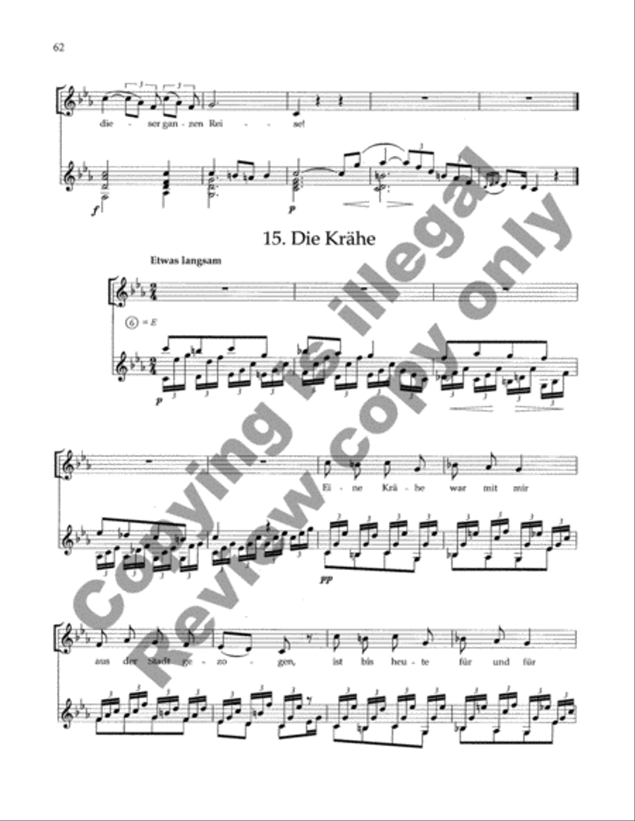 Winterreise Winterreise Medium Voice scores gallery preview page 7