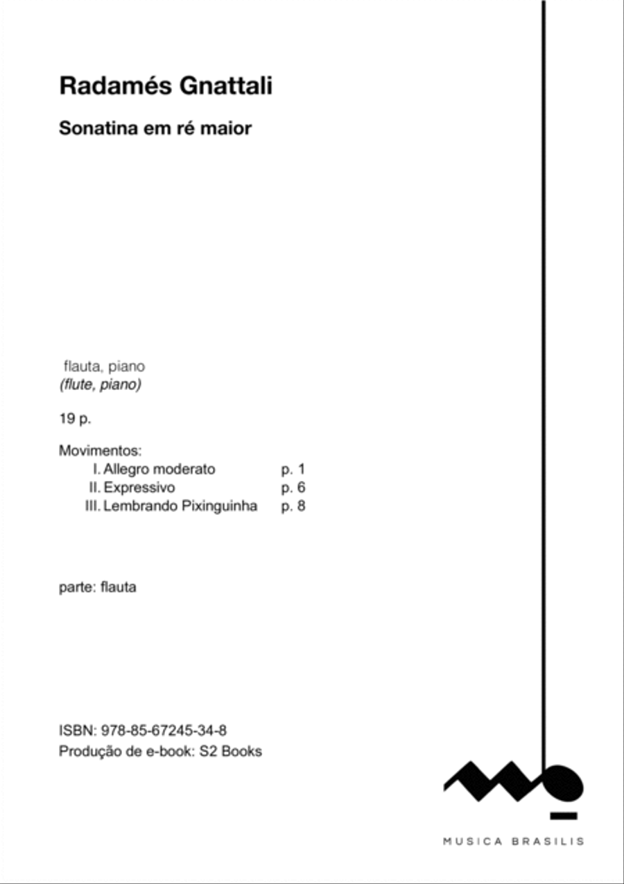 Sonatina em re maior Woodwind Duet scores gallery preview page 2