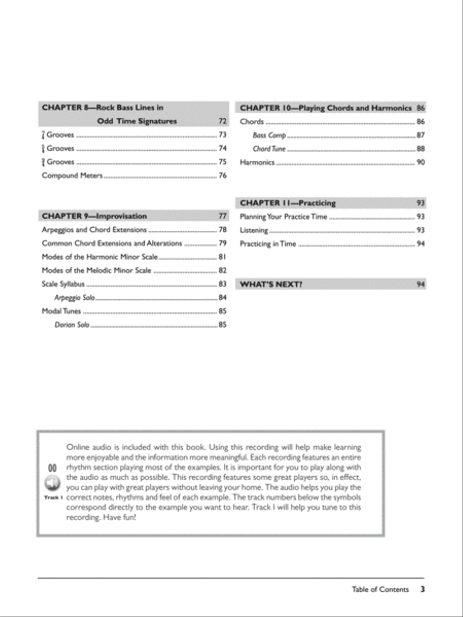 Complete Electric Bass Method Bass Guitar scores gallery preview page 3