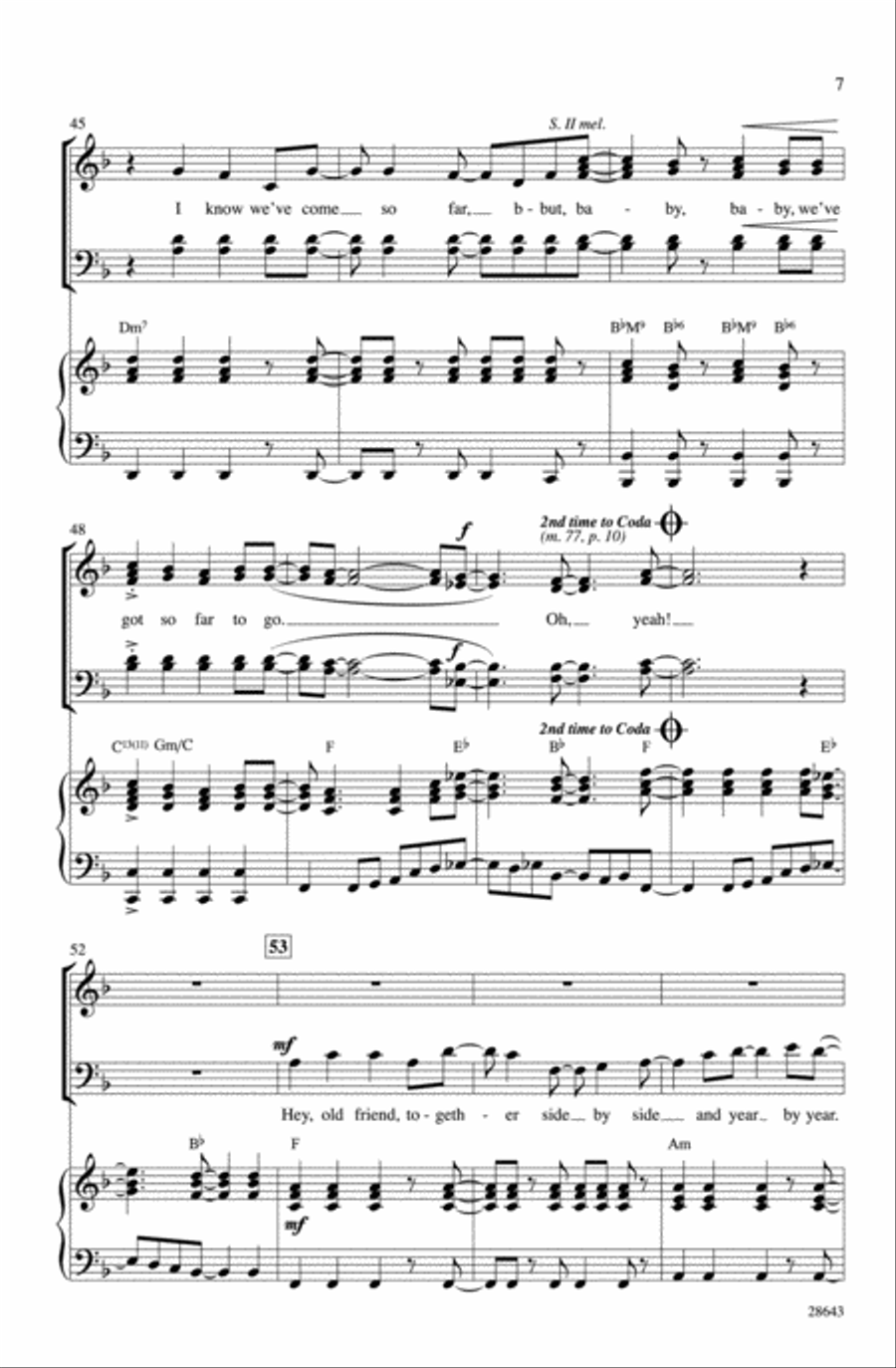 Come So Far (Got So Far to Go) (from Hairspray) Choir scores gallery preview page 6