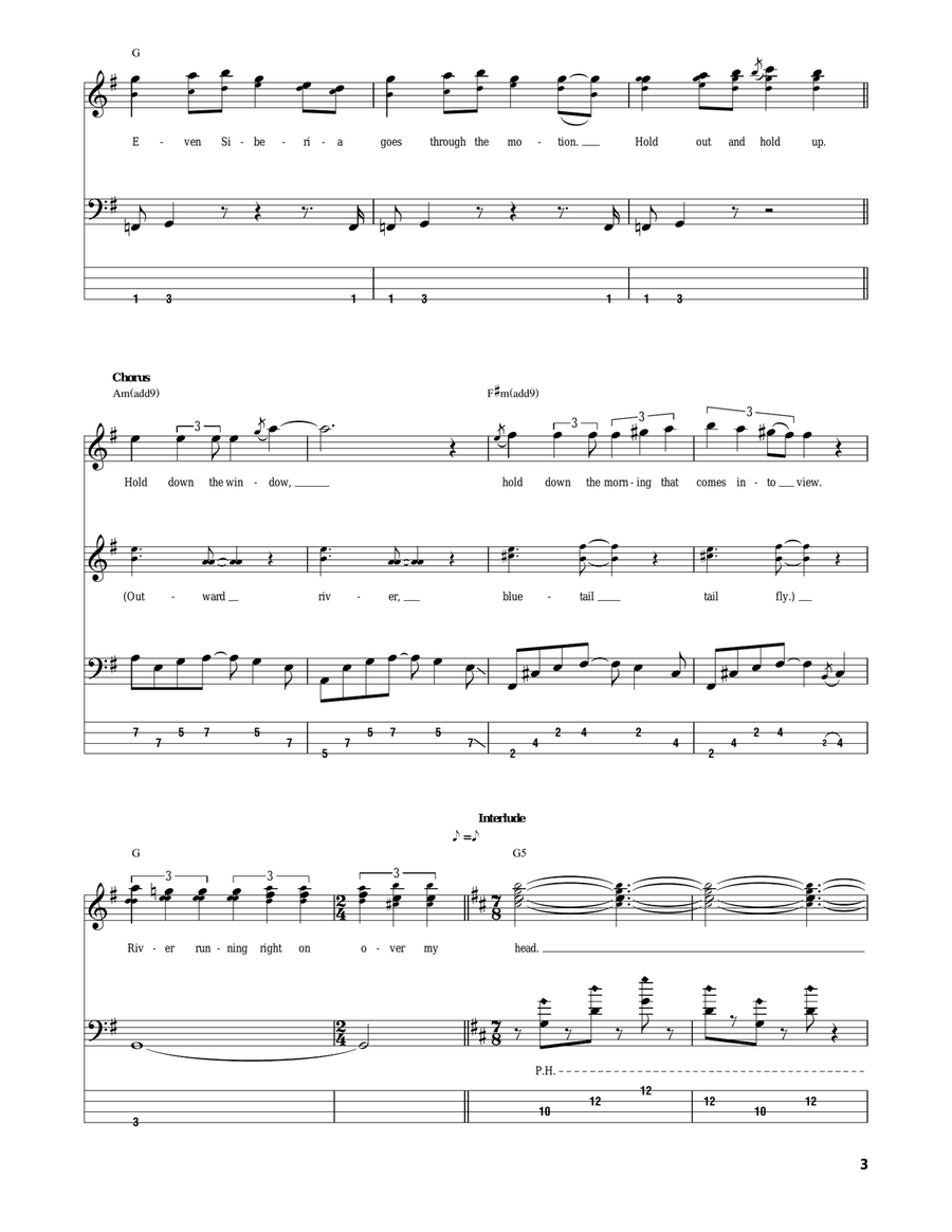 Siberian Khatru Acoustic Guitar scores gallery preview page 3