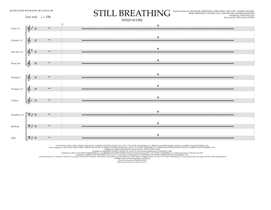 Still Breathing - Wind Score Score scores gallery preview page 1