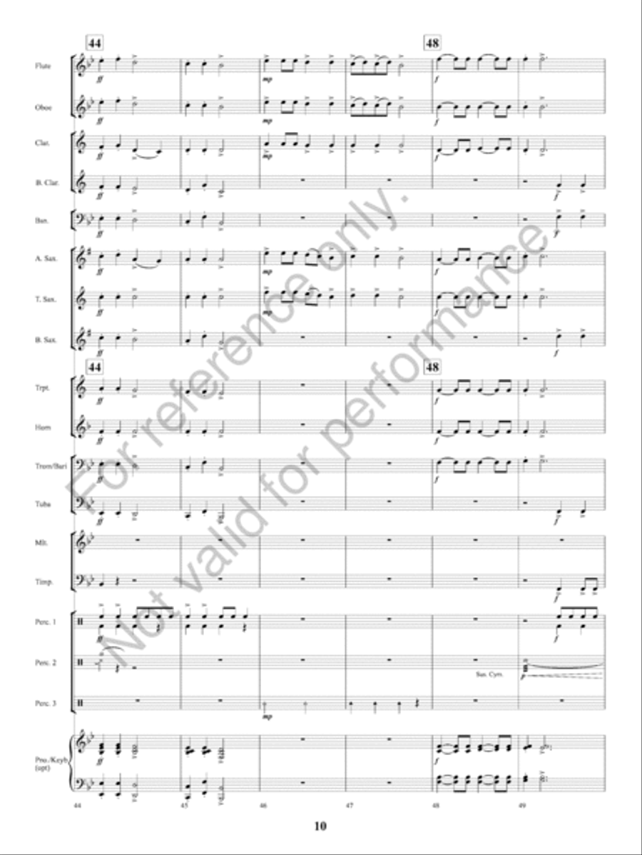 Blazon! Blazon! Concert Band scores gallery preview page 11