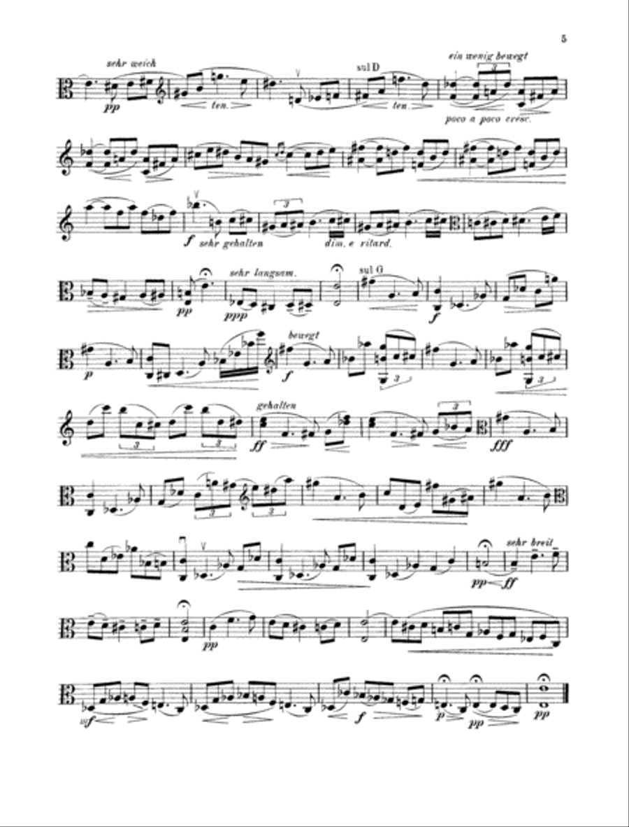 Viola Sonata Viola Solo scores gallery preview page 4