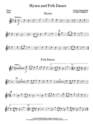 Hymn and Folk Dance: Flute