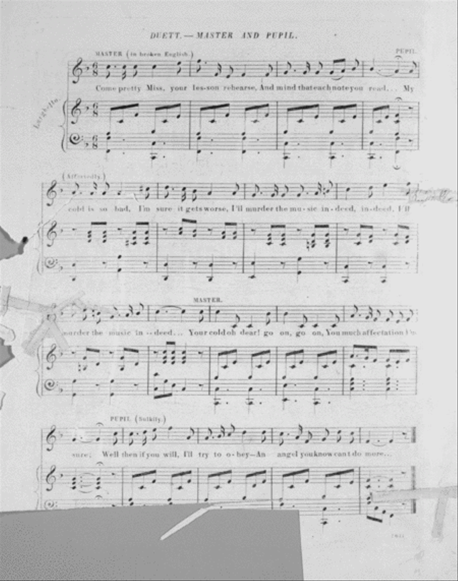 Master and Pupil. Duett Voice scores gallery preview page 2
