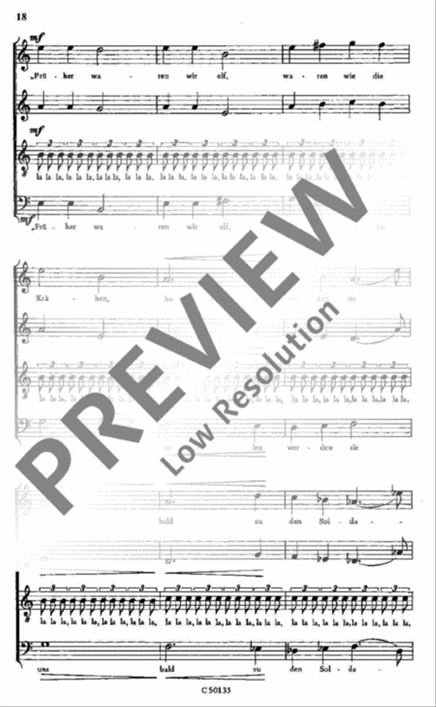 Rebellenlieder 4-Part scores gallery preview page 18