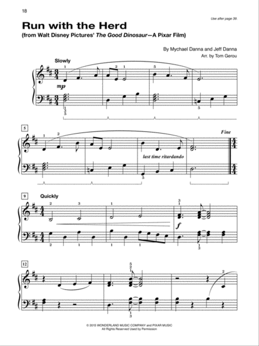 Alfred's Basic Piano Course Popular Hits, Level 3 Piano Method scores gallery preview page 6