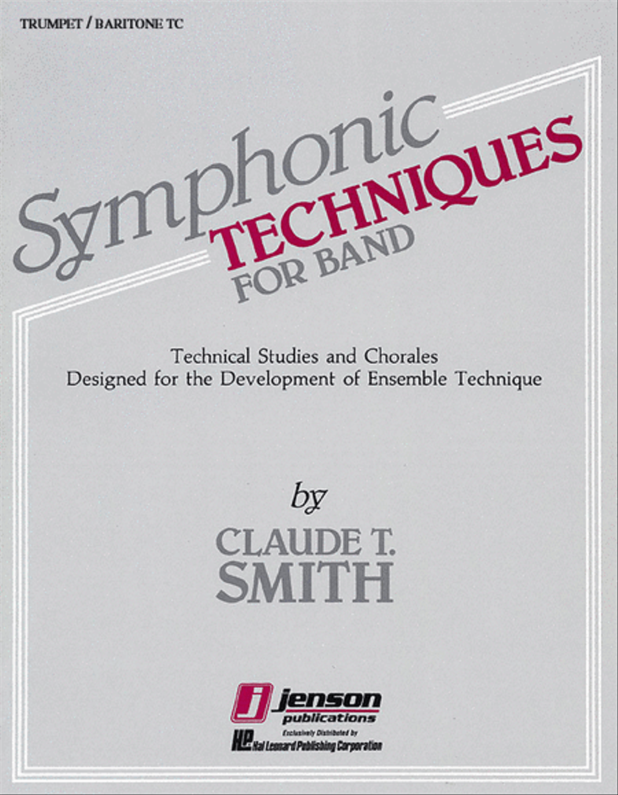 Symphonic Techniques for Band Concert Band scores gallery preview page 1
