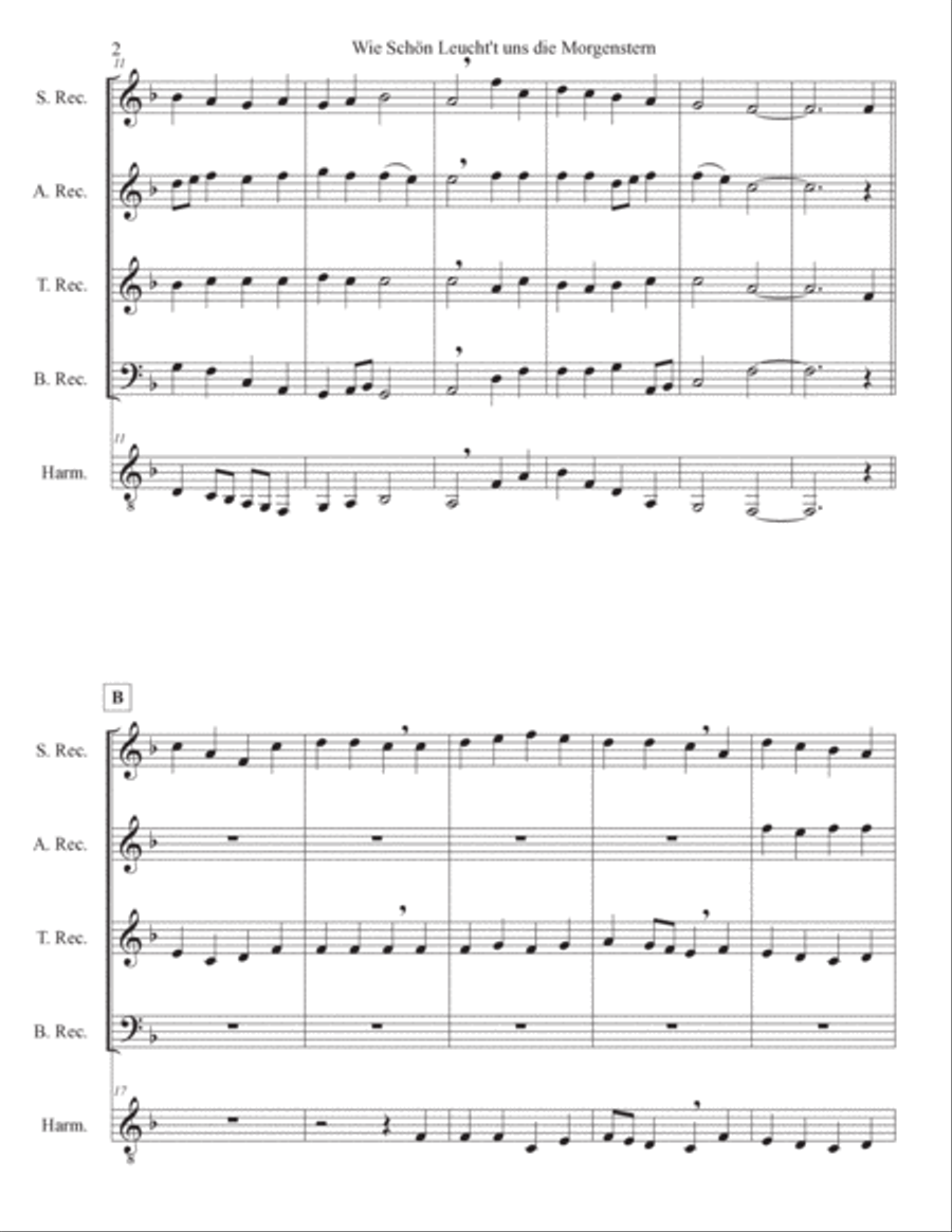 Wie Schön Leuchtet die Morgenstern Chamber Music scores gallery preview page 2