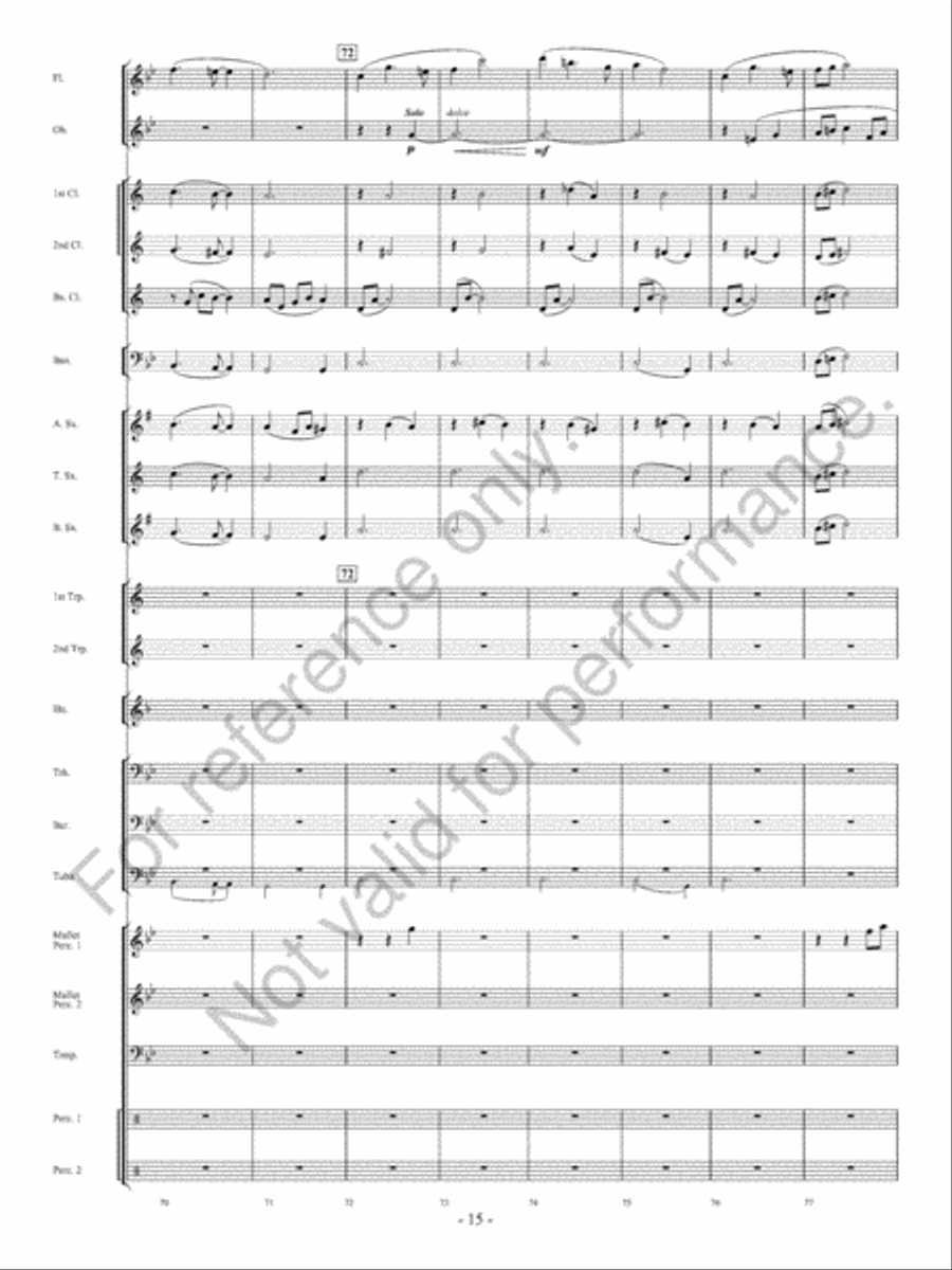 Sedona Concert Band scores gallery preview page 16