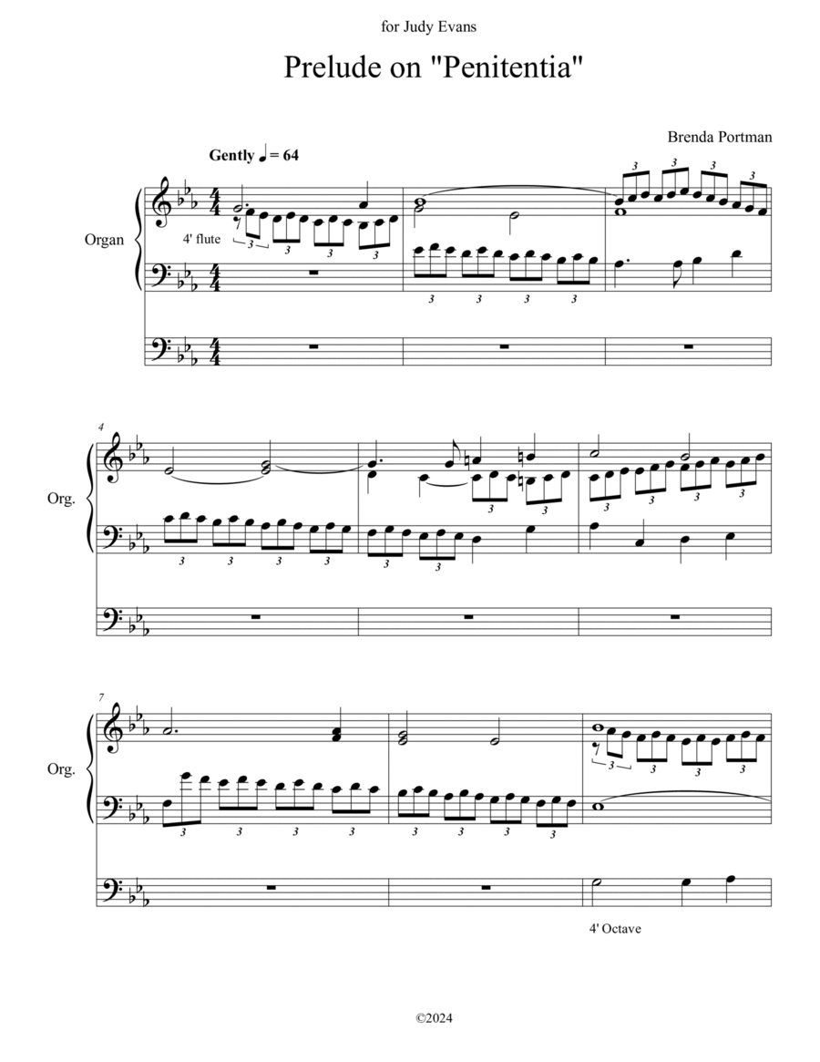 Prelude on "Penitentia"