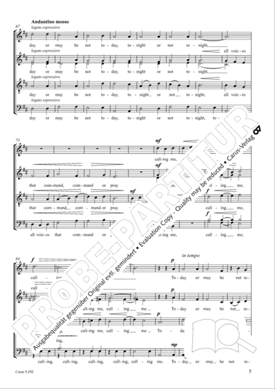 A Hope Carol 4-Part scores gallery preview page 6