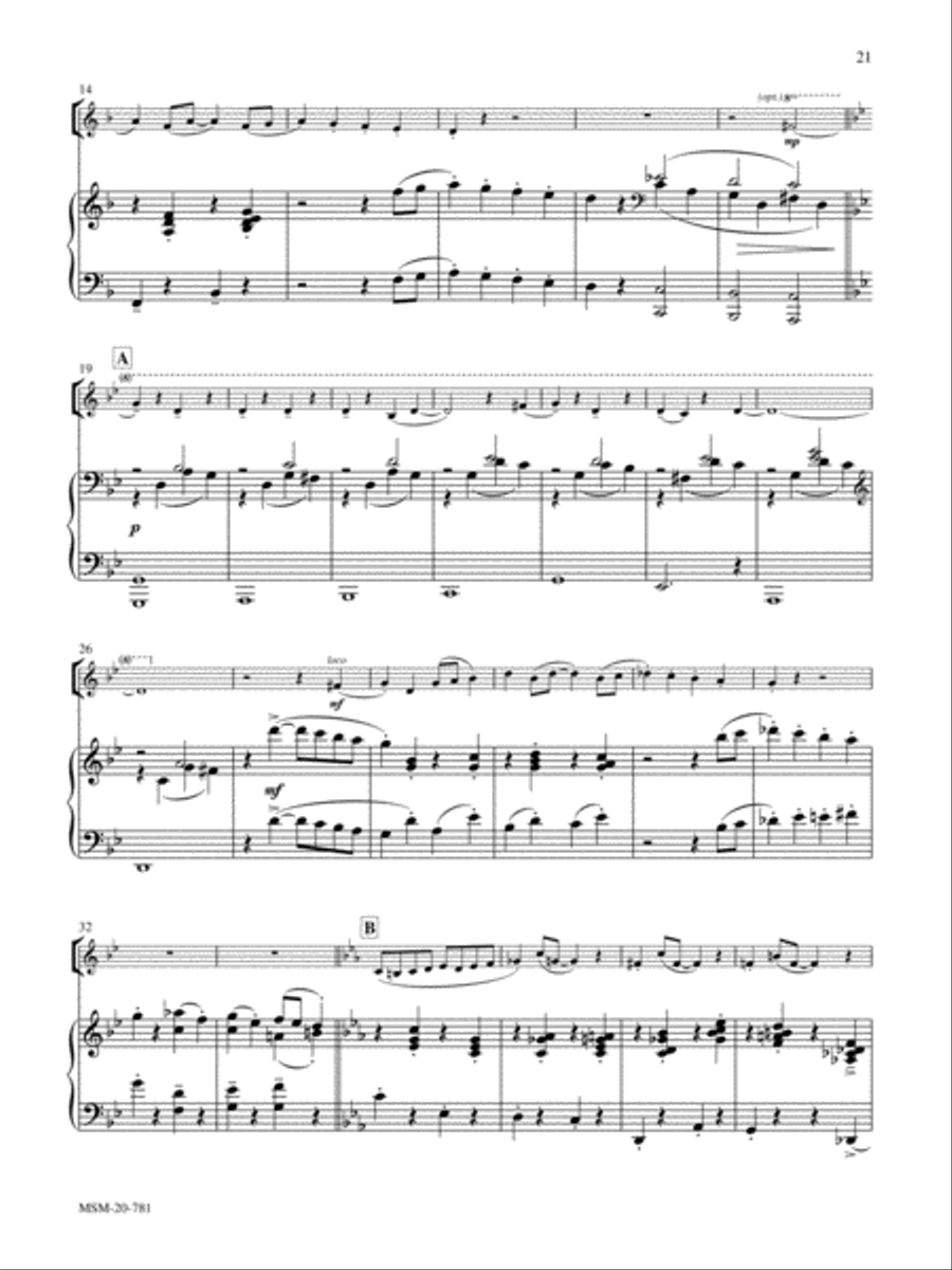 Joshua Fought the Battle of Jericho Clarinet Solo scores gallery preview page 2