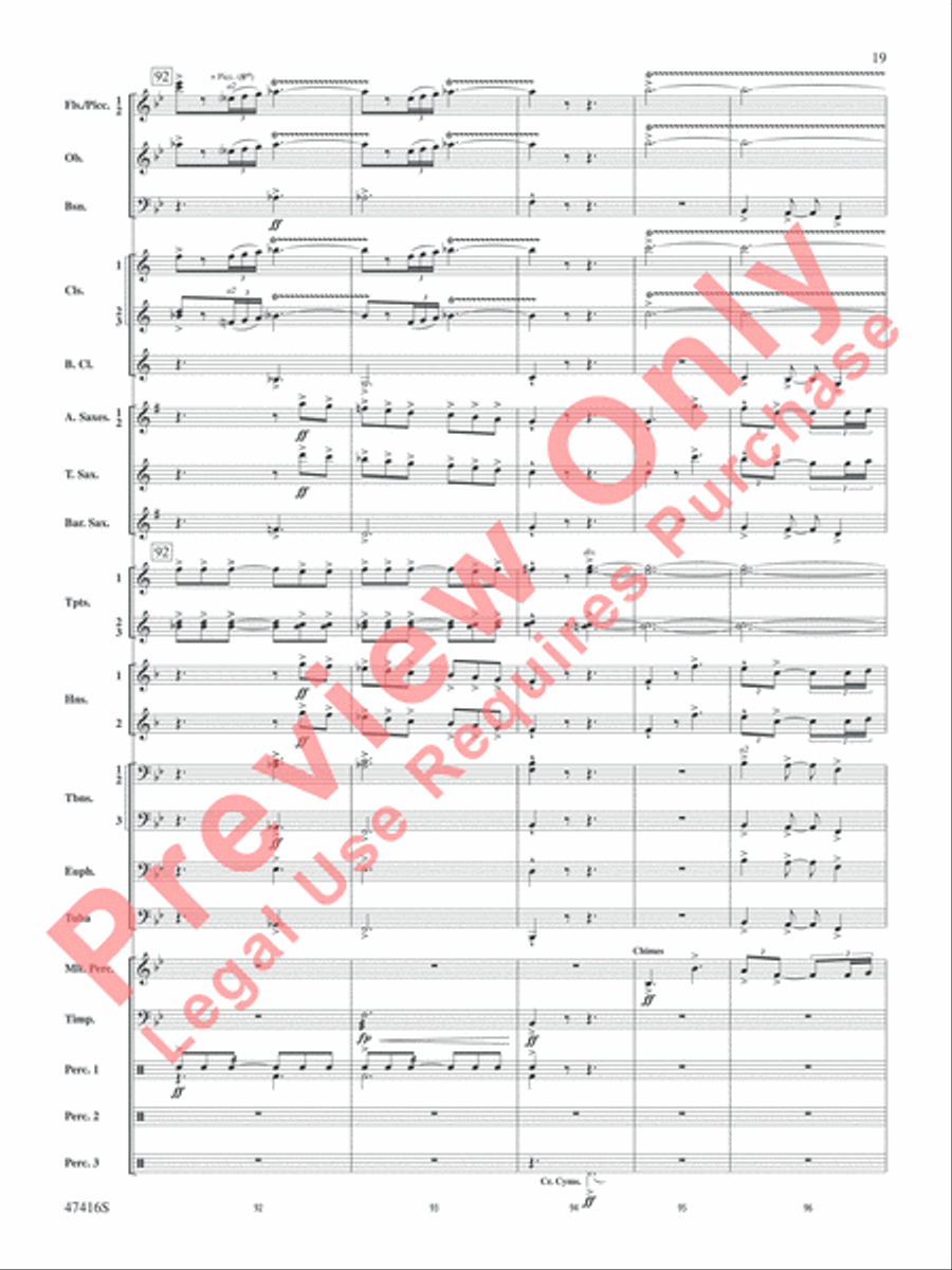 Rogue River Concert Band scores gallery preview page 20