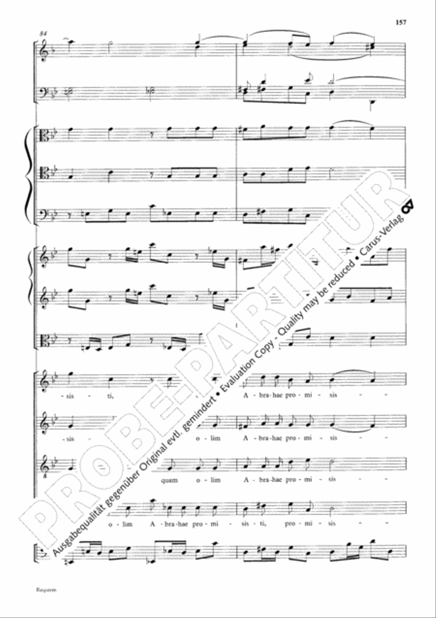 Requiem Requiem 4-Part scores gallery preview page 164