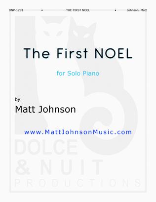 The First Noel ~ solo piano arrangement