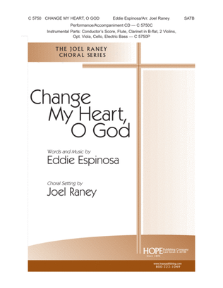 Book cover for Change My Heart, O God with Search Me, O God