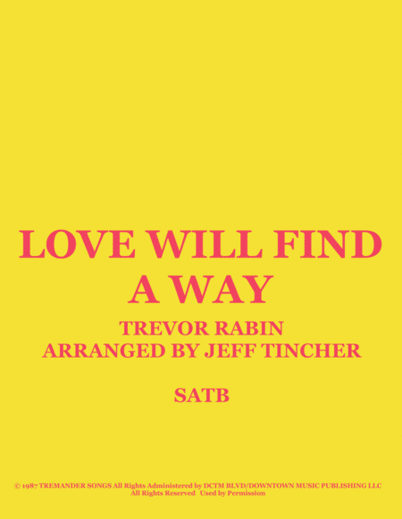 Love Will Find A Way image number null