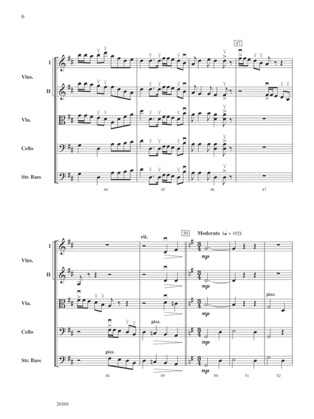 A Westward Journey and Jubilee: Score