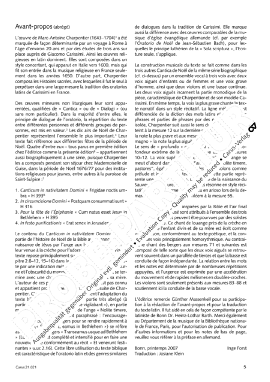 Canticum in nativitatem Domini Choir scores gallery preview page 6