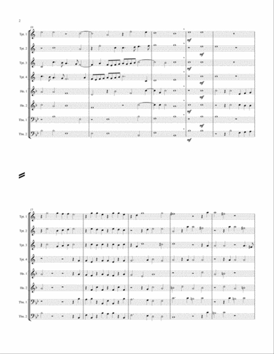 Jubilate Deo - Psalm 99 Chamber Music scores gallery preview page 2