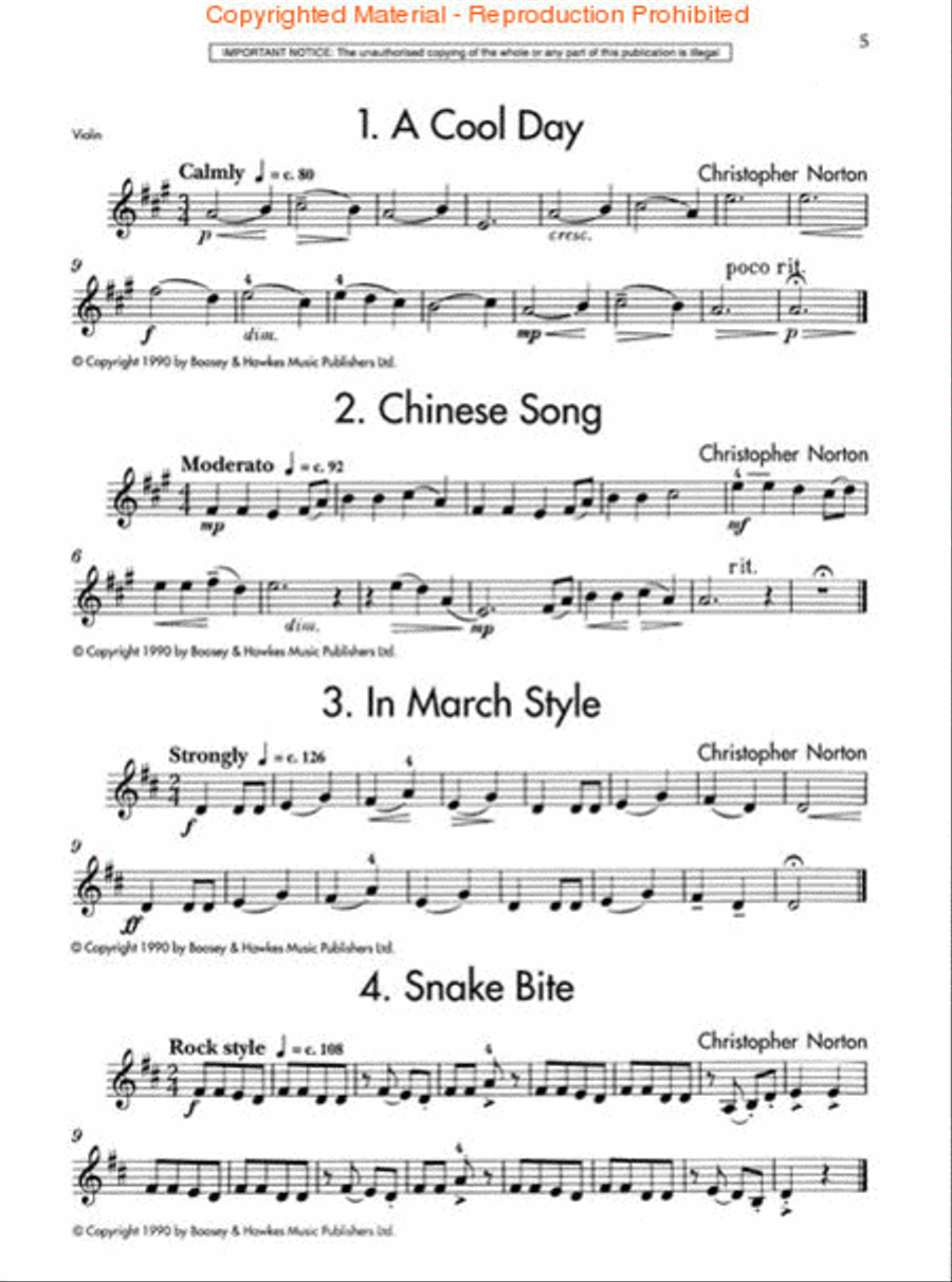 Microjazz Collection 1 Microjazz Collection 1 Violin Solo scores gallery preview page 2