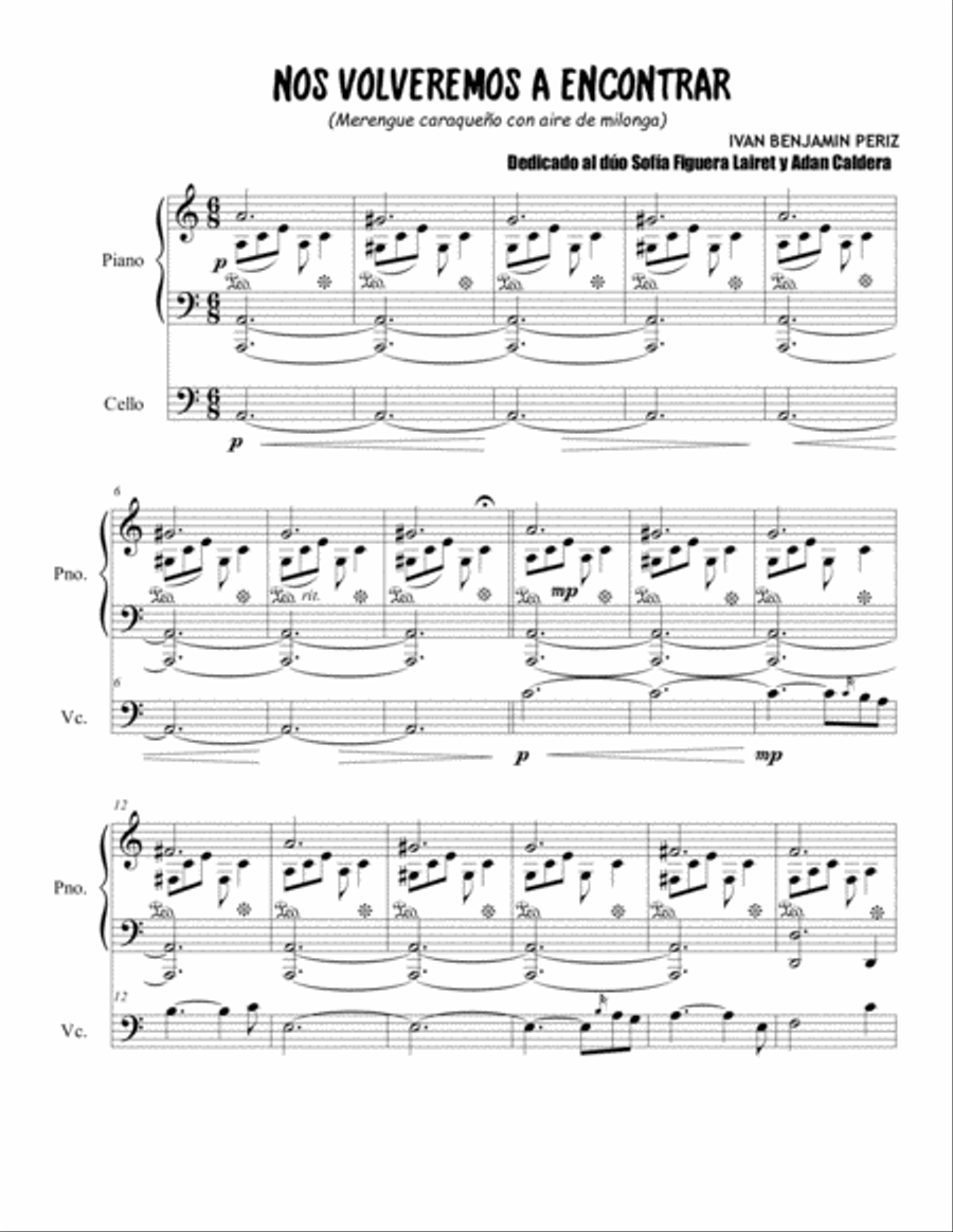 NOS VOLVEREMOS A ENCONTRAR String Duet scores gallery preview page 1