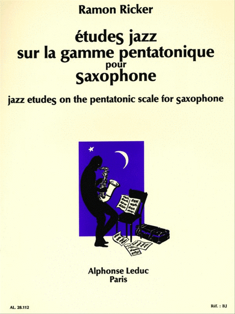 Jazz Studies On The Pentatonic Scale For Saxophone Saxophone Solo scores gallery preview page 1