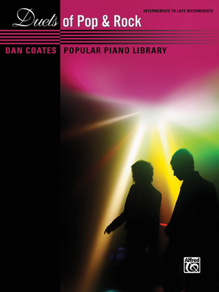 Book cover for Dan Coates Popular Piano Library -- Duets of Pop & Rock