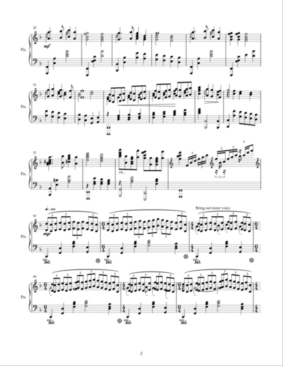 In The Bleak Midwinter (Piano Solo)