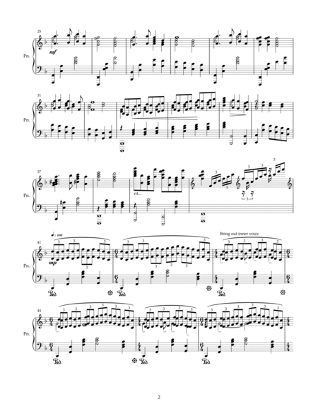 In The Bleak Midwinter (Piano Solo) by Gustav Holst Piano Solo - Digital Sheet Music