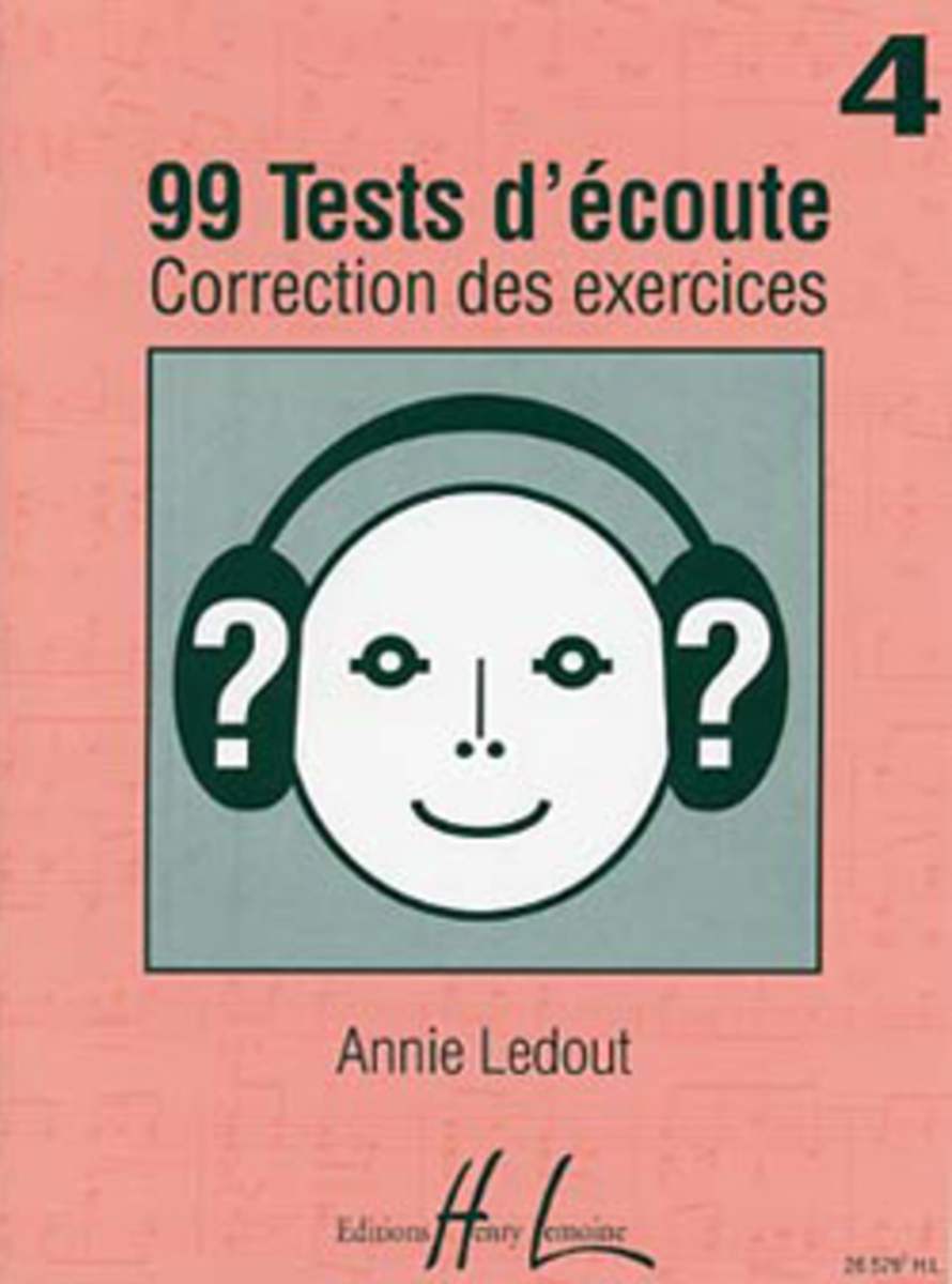 99 Tests d'Ecoute - Volume 4 corriges