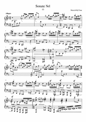 Sonate №1 (part I)