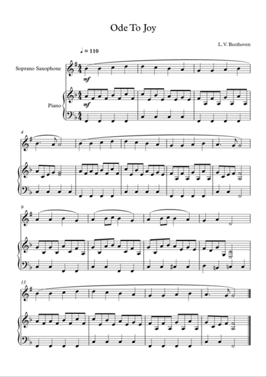 10 Wedding Songs For Soprano Saxophone & Piano Soprano Saxophone scores gallery preview page 2
