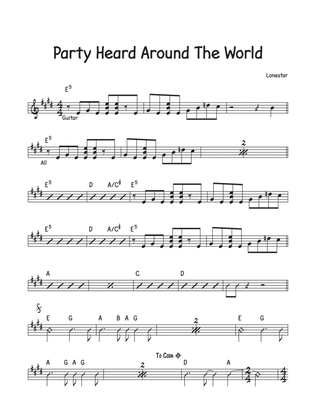 Book cover for Party Heard Around The World