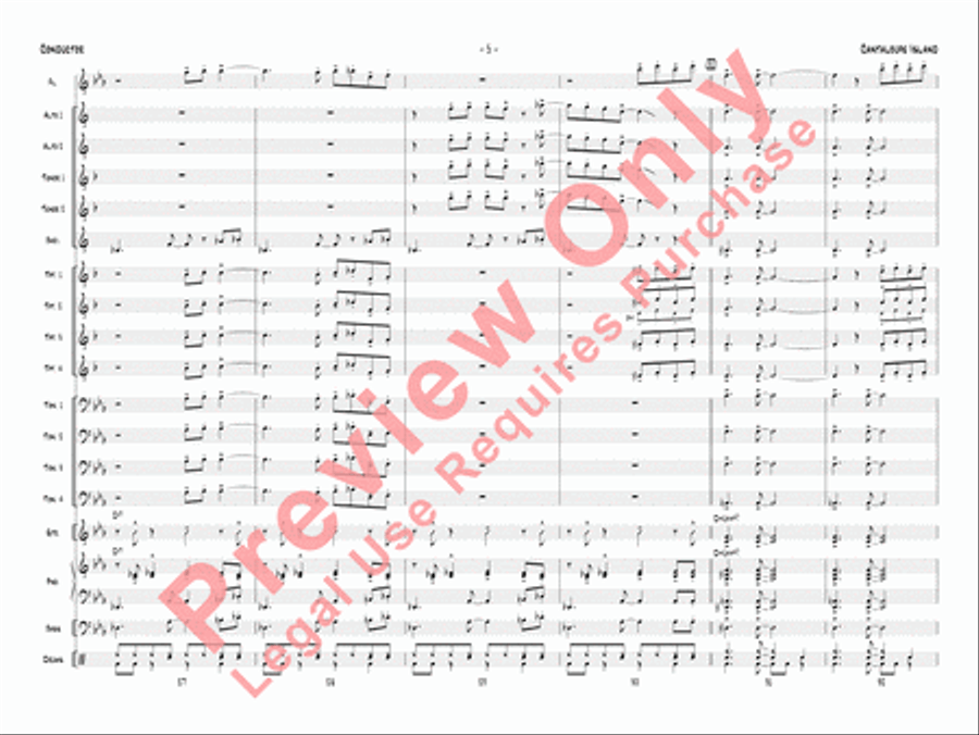 Cantaloupe Island Jazz Ensemble scores gallery preview page 8
