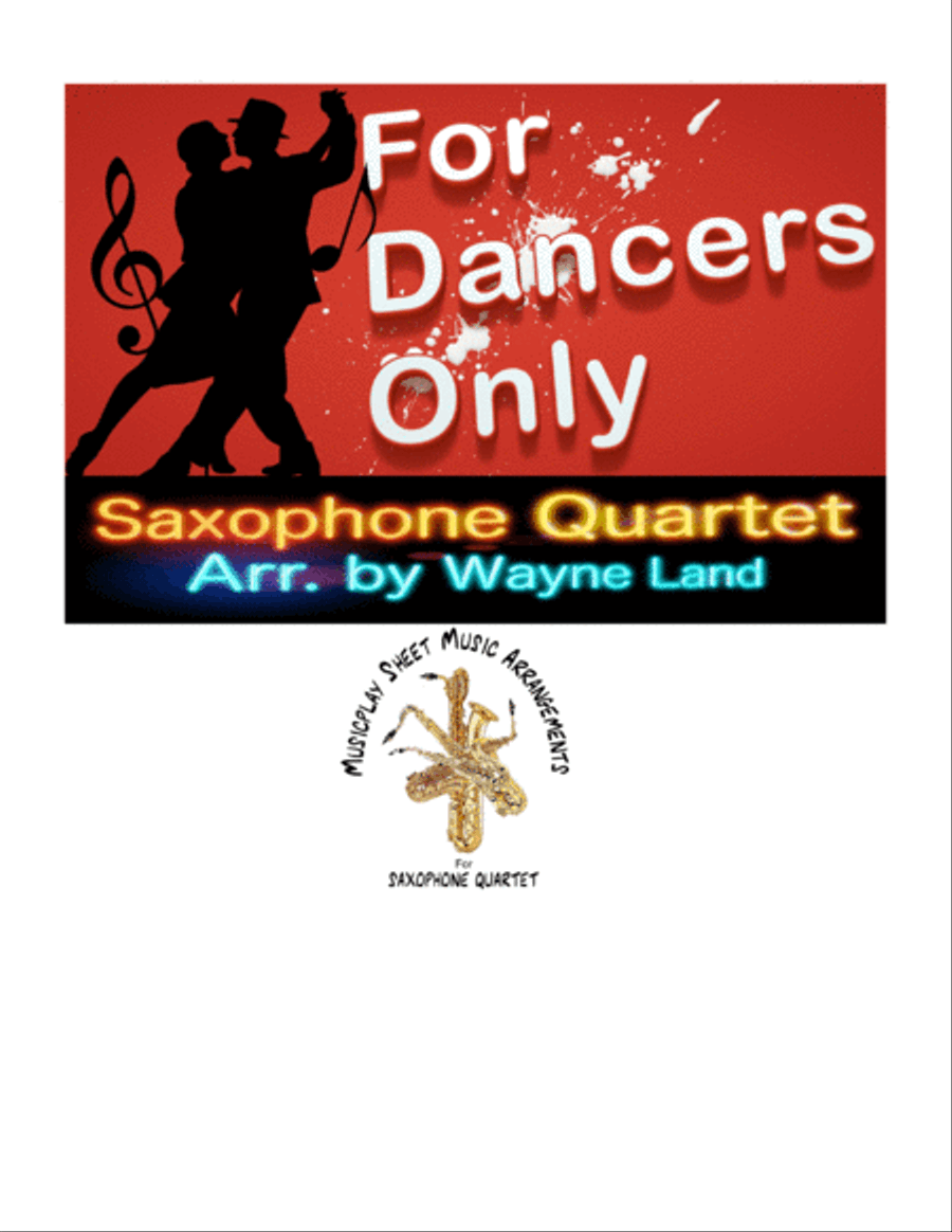 For Dancers Only Saxophone Quartet scores gallery preview page 1