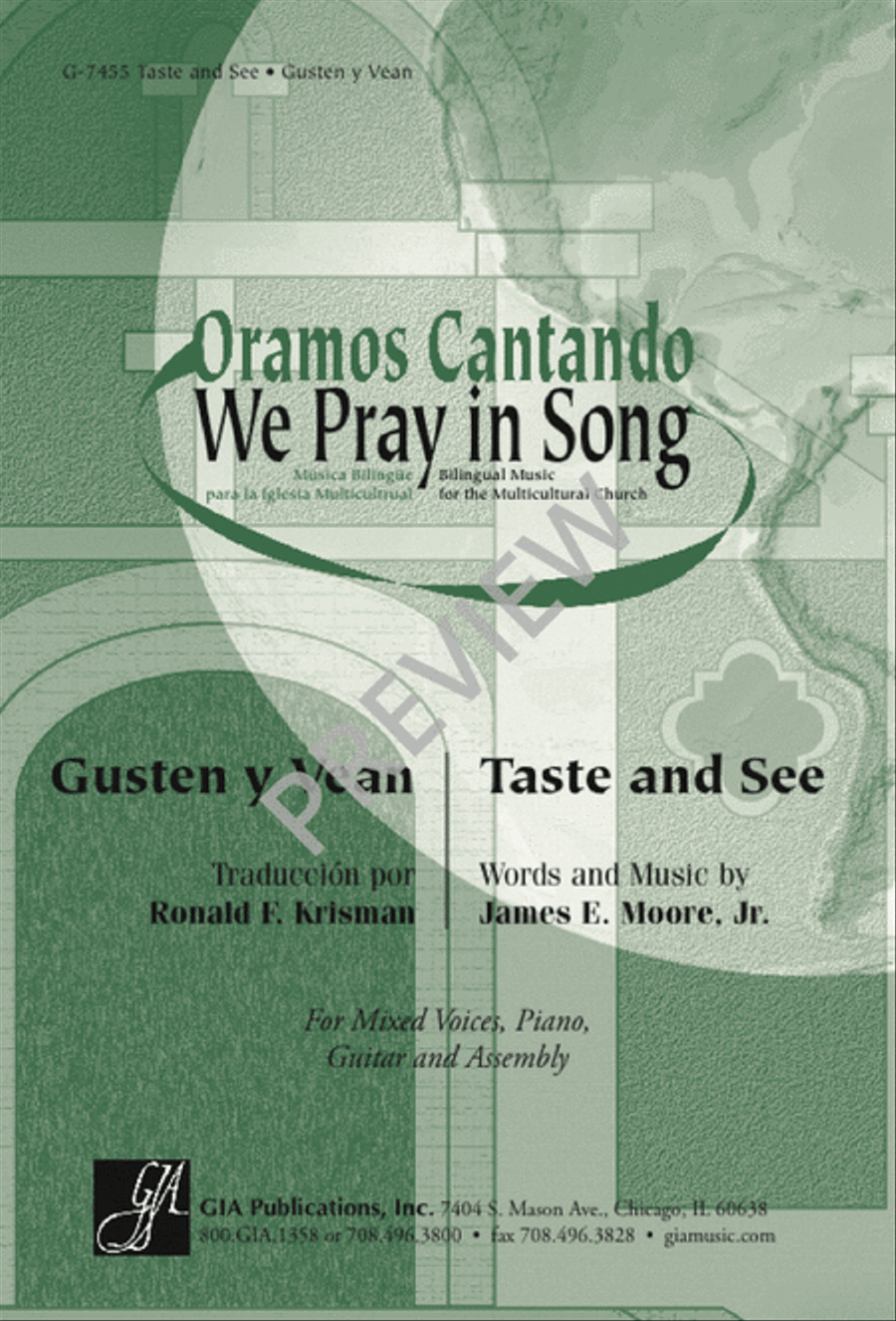 Taste and See / Gusten y Vean 4-Part scores gallery preview page 1