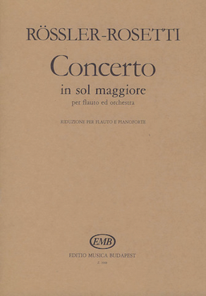 Concerto In Sol Maggiore Per Flauto Ed Orchestra
