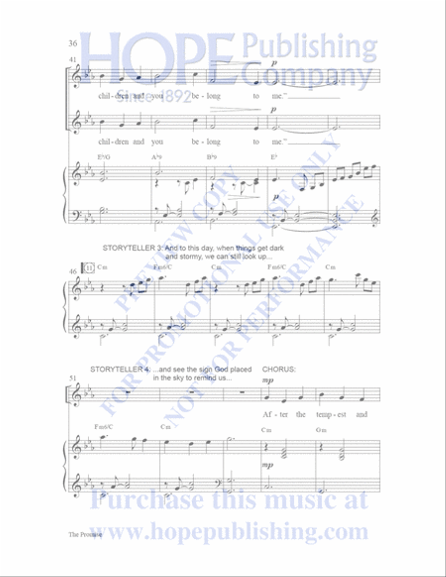 Sailor's Bible Children's Choir scores gallery preview page 37